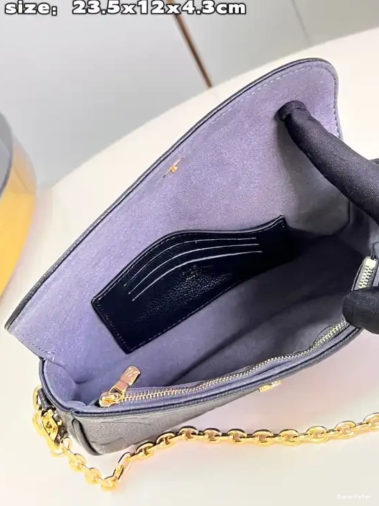 VUITTON Chain LOUIS Ivy-23.5*12*4.3cm Wallet on 0516